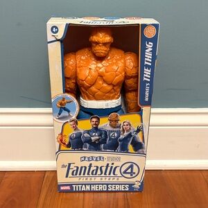 Marvel Fantastic Four The Thing Figure - Orange and Blue